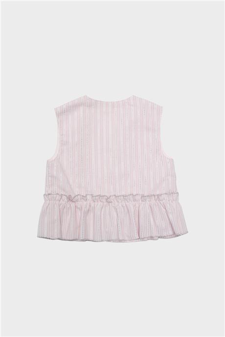 Layette Kız Bebek Pembe Yelek