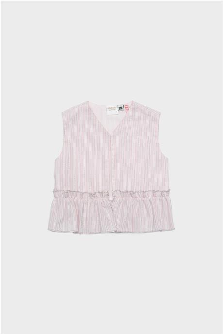 Layette Kız Bebek Pembe Yelek