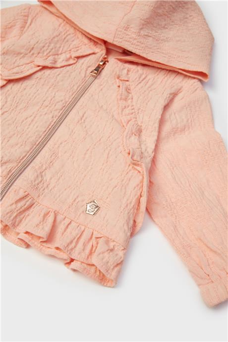 Layette Kız Bebek Somon Eşofman Üstü