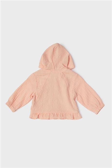 Layette Kız Bebek Somon Eşofman Üstü
