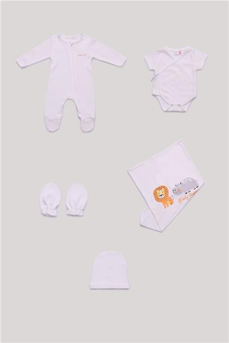 Layette Unisex Ekru Hastane Çıkışı
