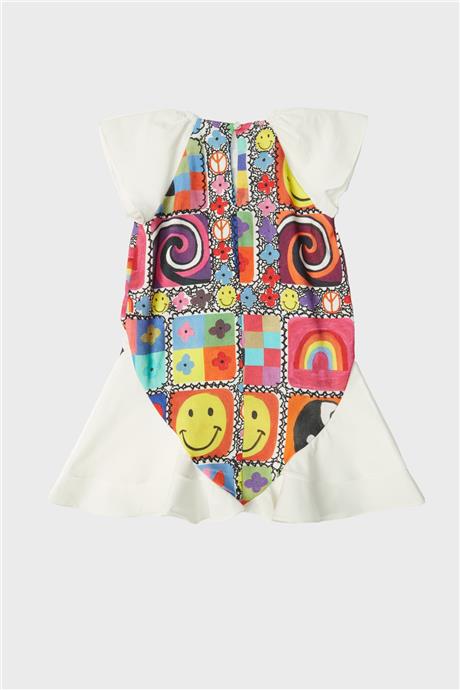 Lia Lea Kız Bebek Desenli Elbise