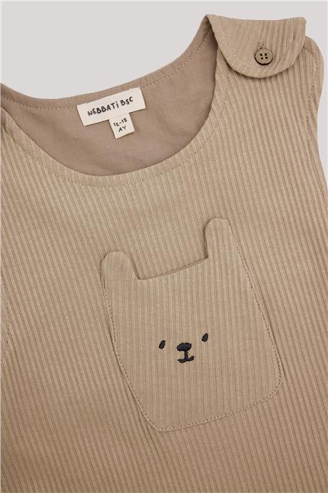 Nebbati Basic Baby Boy Beige Overall