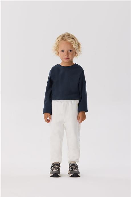 Nebbati Basic Erkek Bebek Lacivert T-Shirt