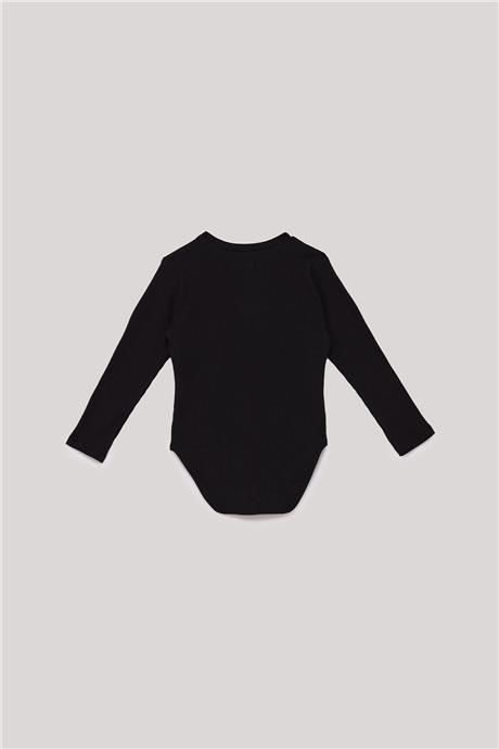 Nebbati Basic Erkek Bebek Siyah Body