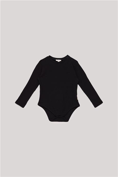 Nebbati Basic Erkek Bebek Siyah Body