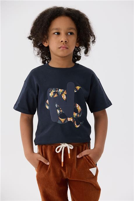 Nebbati Erkek Çocuk Antrasit T-Shirt