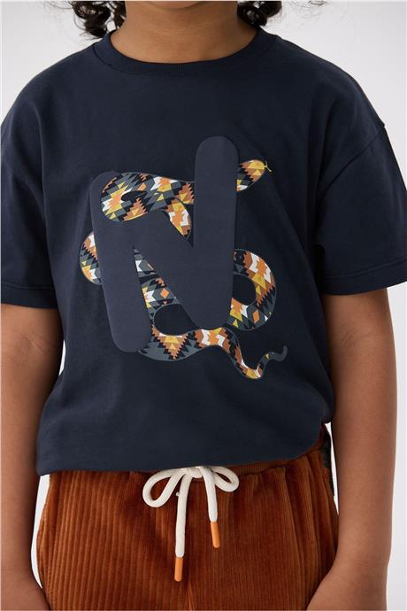 Nebbati Erkek Çocuk Antrasit T-Shirt