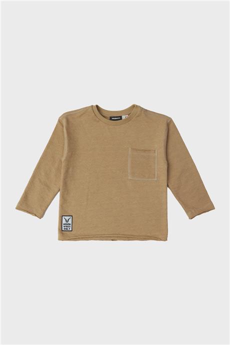 Nebbati Erkek Çocuk Bej Sweatshirt