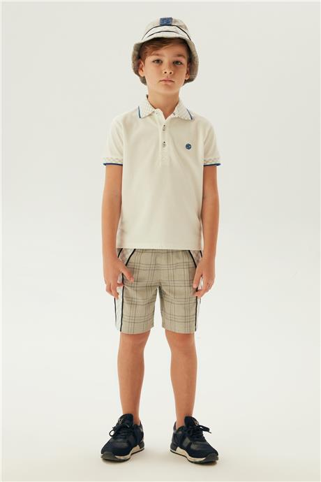 Nebbati Erkek Çocuk Beyaz T-Shirt