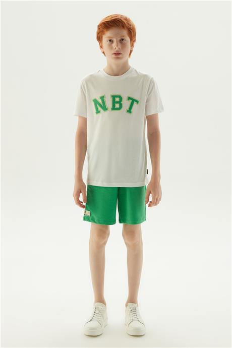 Nebbati Erkek Çocuk Beyaz T-Shirt