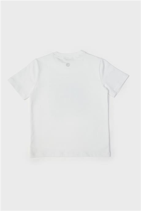 Nebbati Erkek Çocuk Beyaz T-Shirt