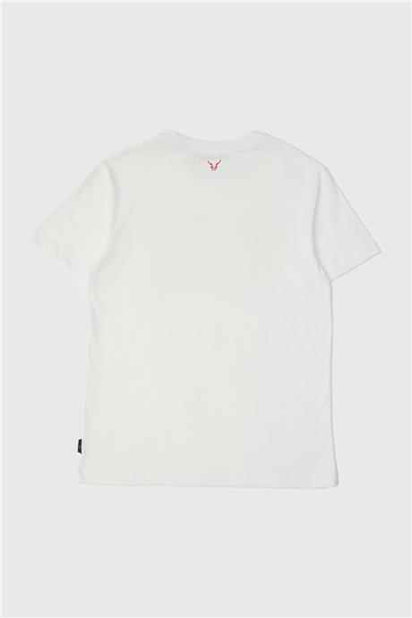 Nebbati Erkek Çocuk Beyaz T-Shirt
