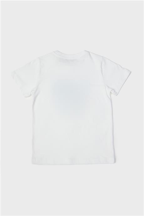Nebbati Erkek Çocuk Beyaz T-Shirt
