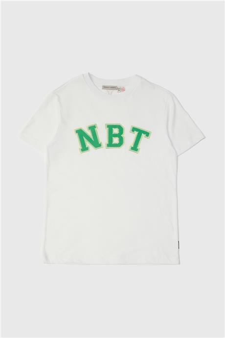Nebbati Erkek Çocuk Beyaz T-Shirt