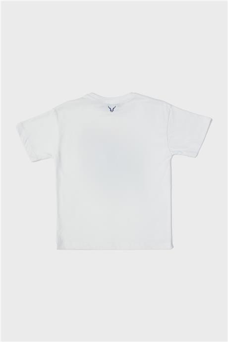 Nebbati Erkek Çocuk Beyaz T-Shirt