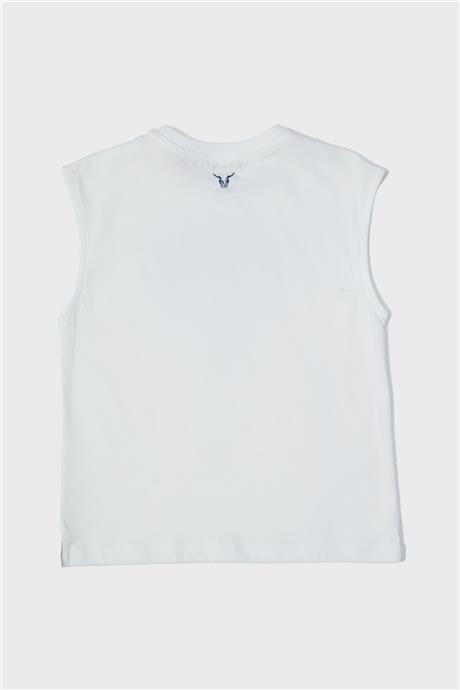 Nebbati Erkek Çocuk Beyaz T-Shirt