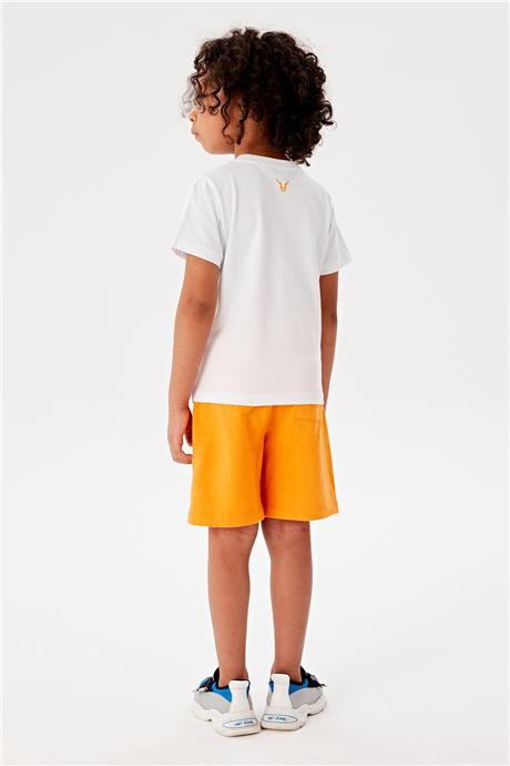 Nebbati Erkek Çocuk Beyaz T-Shirt
