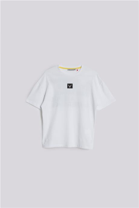 Nebbati Erkek Çocuk Beyaz TshirtNebbati Erkek Çocuk Beyaz Tshirt