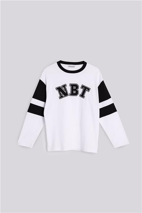 Nebbati Erkek Çocuk Beyaz TshirtNebbati Erkek Çocuk Beyaz Tshirt