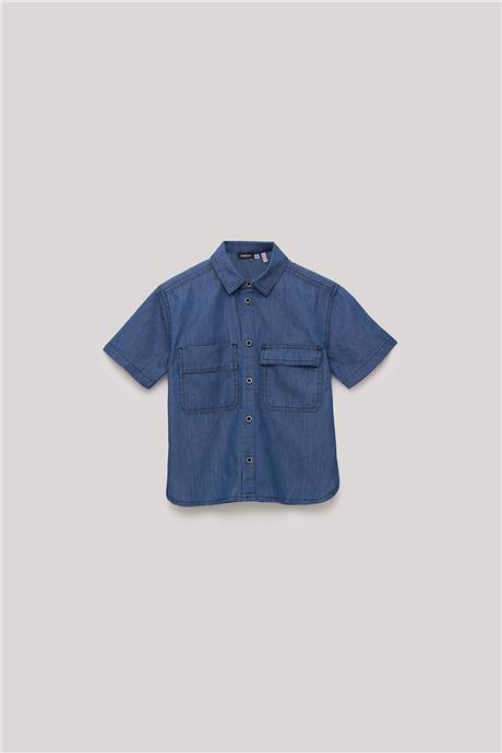 Nebbati Erkek Çocuk Denim Gömlek