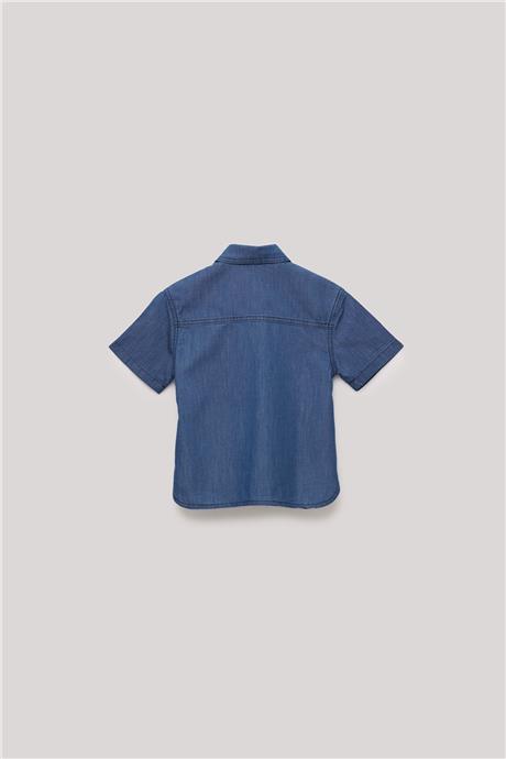 Nebbati Erkek Çocuk Denim Gömlek