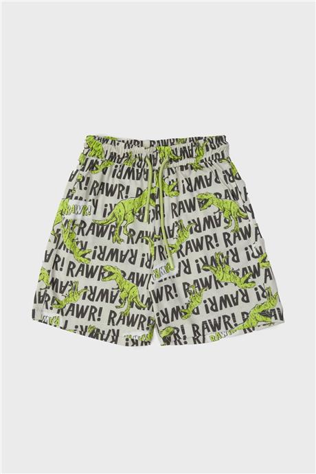 Nebbati Erkek Çocuk Desenli Pijama Takımı