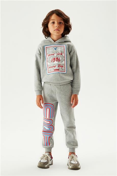 Nebbati Erkek Çocuk Gri Sweatshirt