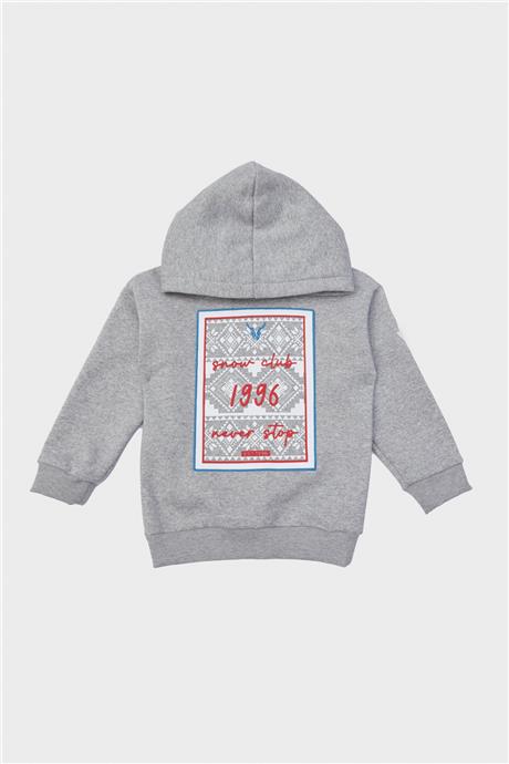 Nebbati Erkek Çocuk Gri Sweatshirt
