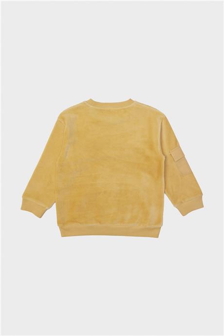 Nebbati Erkek Çocuk Hardal Sweatshirt
