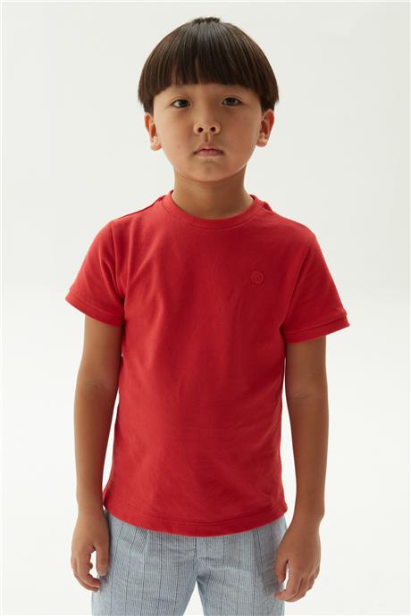 Nebbati Erkek Çocuk Kırmızı T-Shirt