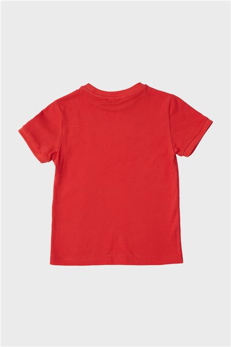 Nebbati Erkek Çocuk Kırmızı T-Shirt