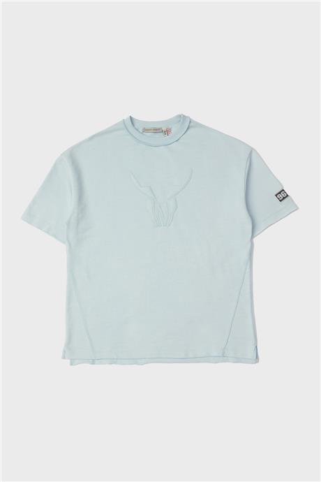 Nebbati Erkek Çocuk Mavi T-Shirt