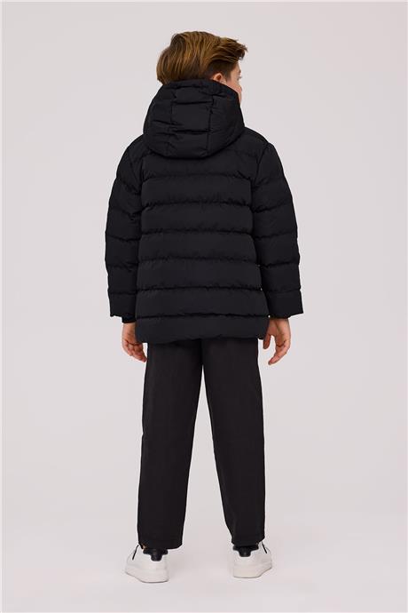 Nebbati Boy Black CoatNebbati Boy Black Coat