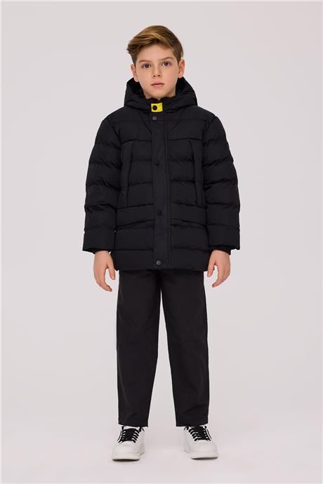Nebbati Boy Black CoatNebbati Boy Black Coat