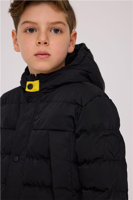Nebbati Boy Black CoatNebbati Boy Black Coat