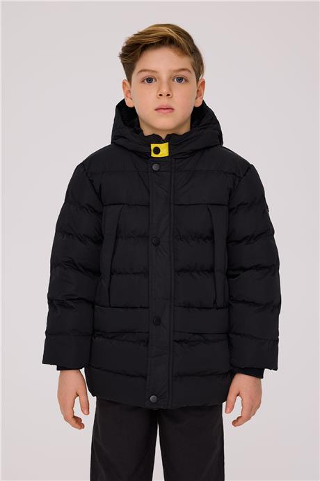 Nebbati Boy Black CoatNebbati Boy Black Coat