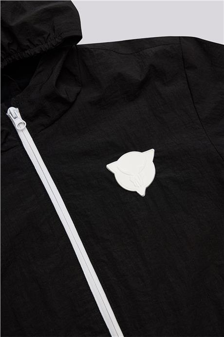Nebbati Boy Black RaincoatNebbati Boy Black Raincoat