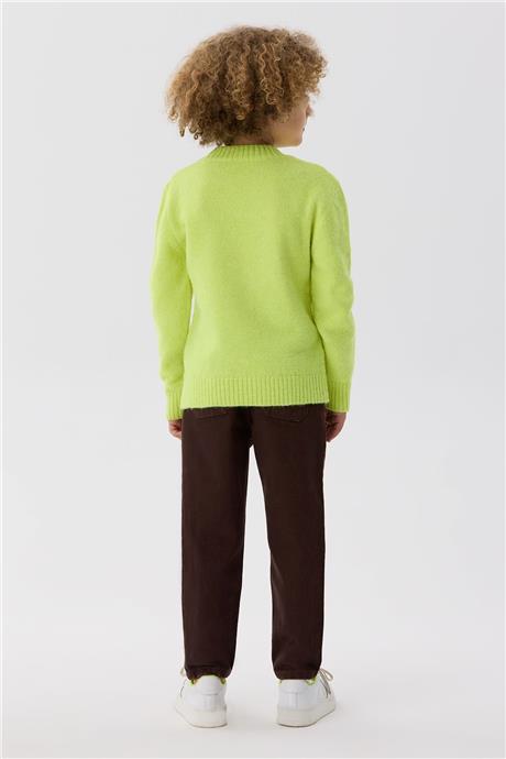 Nebbati Erkek Çocuk Yeşil Sweatshirt