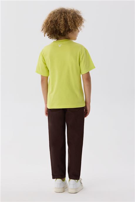 Nebbati Erkek Çocuk Yeşil T-Shirt