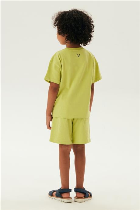 Nebbati Erkek Çocuk Yeşil T-Shirt