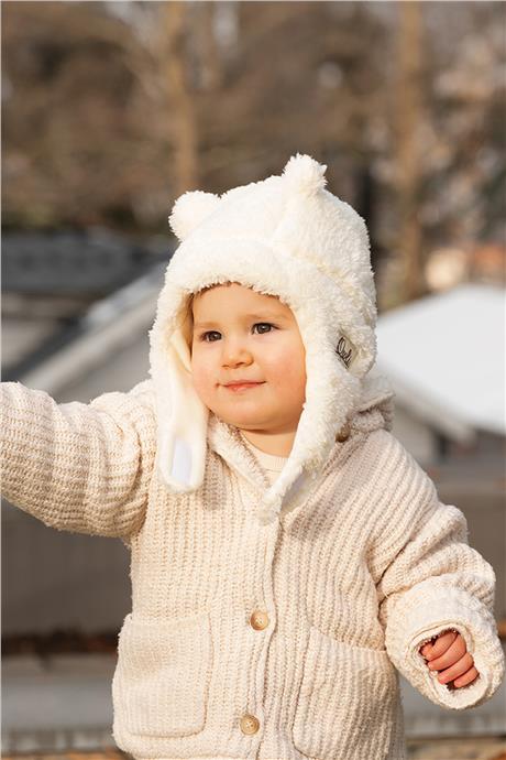 Owli Unisex Ekru Kulaklı ŞapkaOwli Unisex Ekru Kulaklı Şapka
