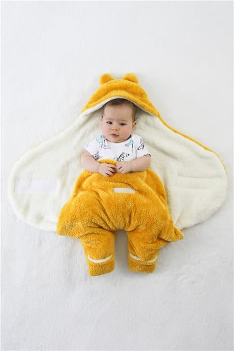 Owli Unisex Hardal Dış KundakOwli Unisex Hardal Dış Kundak