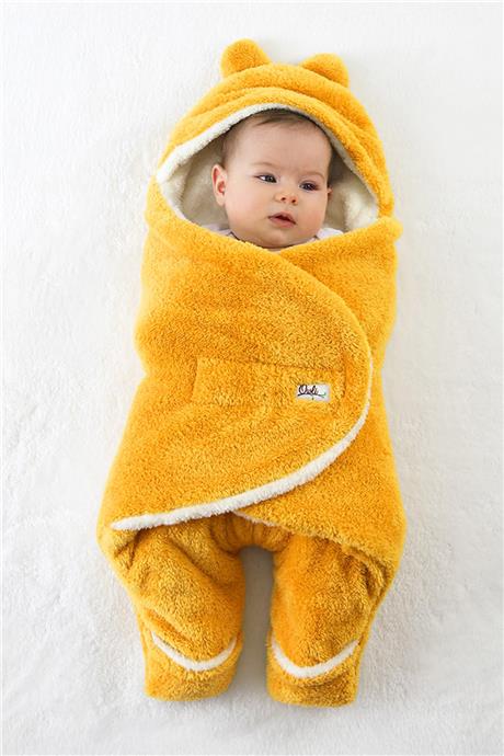 Owli Unisex Hardal Dış KundakOwli Unisex Hardal Dış Kundak