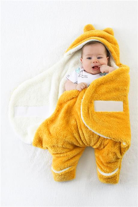 Owli Unisex Hardal Dış KundakOwli Unisex Hardal Dış Kundak