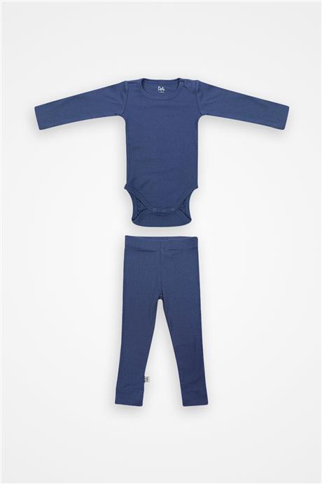 Owli Unisex Mavi Bebek TakımOwli Unisex Mavi Bebek Takım