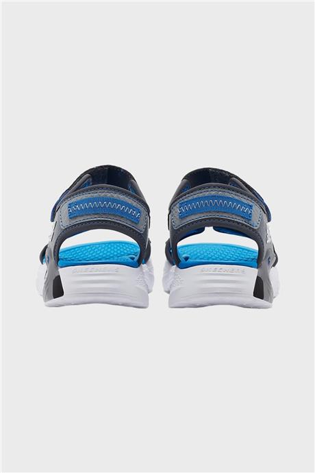 Skechers Erkek Çocuk Gri Mavi Sandalet