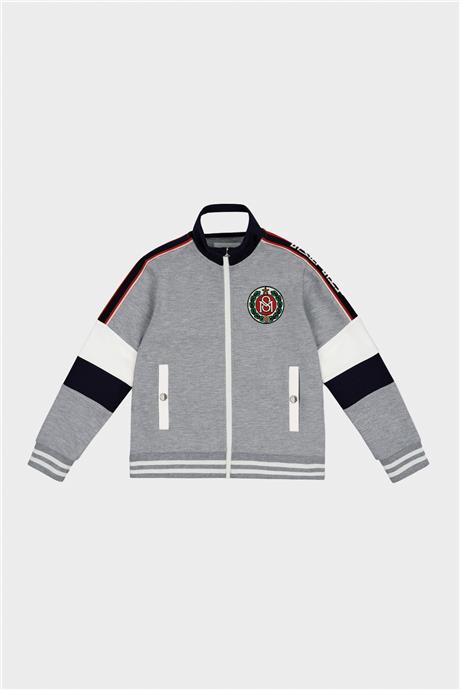 Swatsky Erkek Çocuk Gri Melanj Sweatshirt