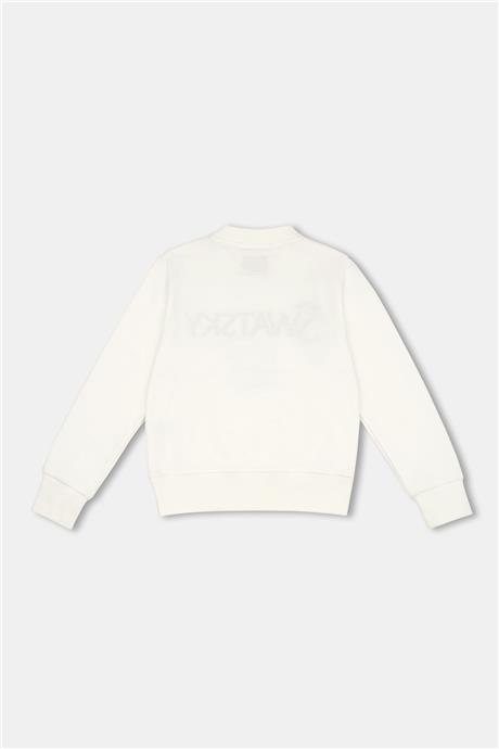 Swatsky Erkek Çocuk Kırık Beyaz Sweatshirt