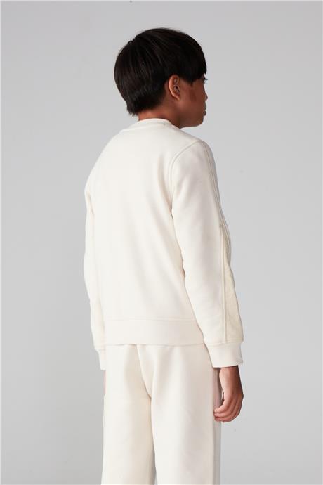 Swatsky Erkek Çocuk Krem Sweatshirt